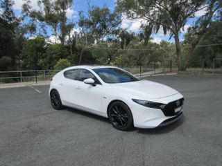 2020  Mazda 3 100th Anniversary Hatch (Snowflake White Pearl) Pre-Owned Car Thumbnail