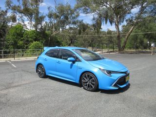 2020  Toyota Corolla ZR Hybrid Hatch (Eclectic Blue) Pre-Owned Car Thumbnail