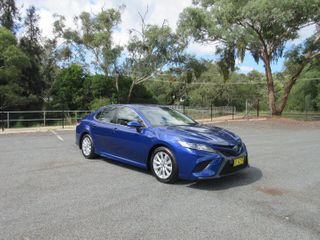 2019  Toyota Camry Ascent Sport Sedan (Lunar Blue) Pre-Owned Car Thumbnail